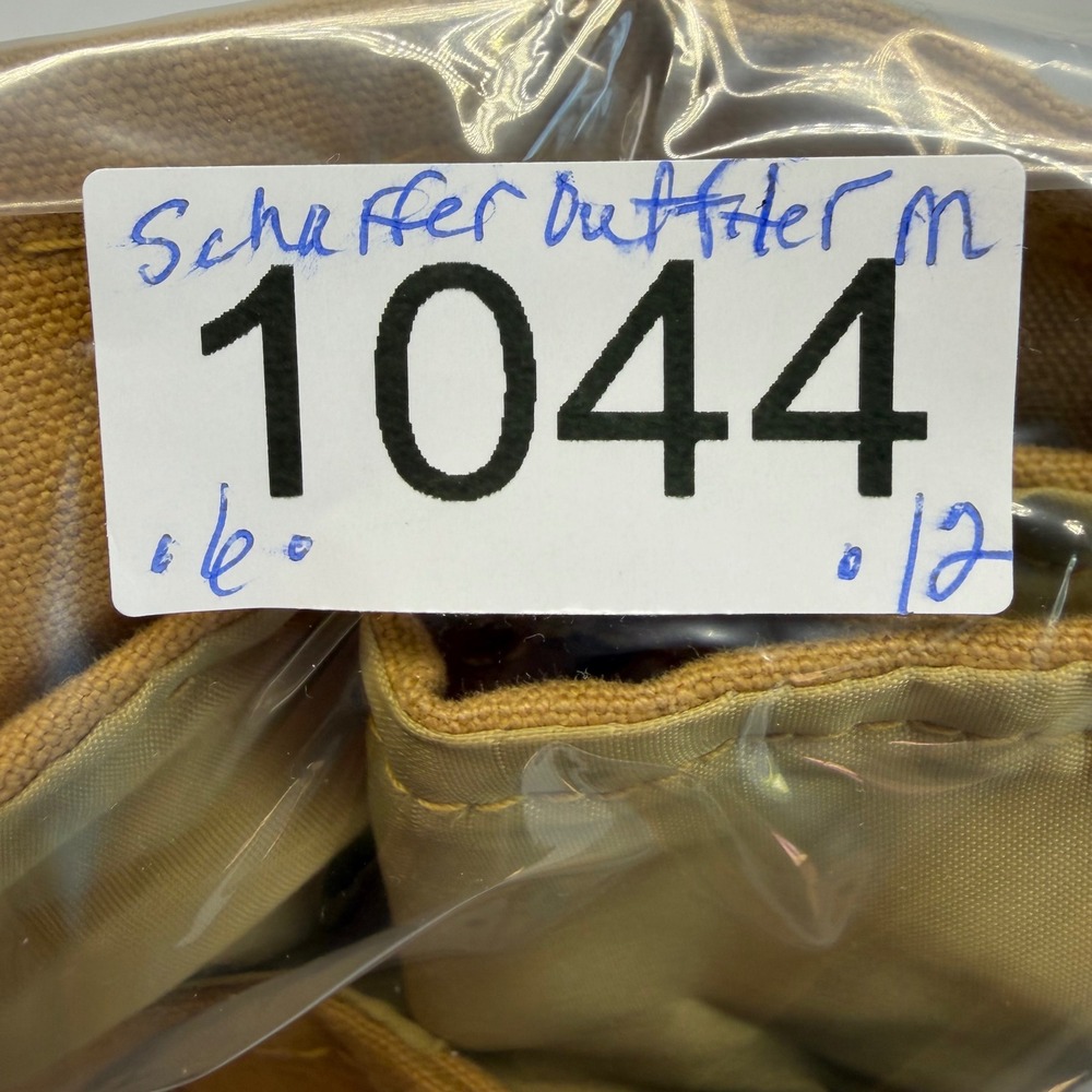 Vintage Schaefer Outfitter Vest Medium Canvas Western Workwear Tan Made In USA - Picture 7 of 7